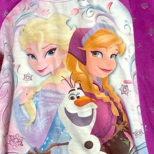 Frozen long sleeve pajama set